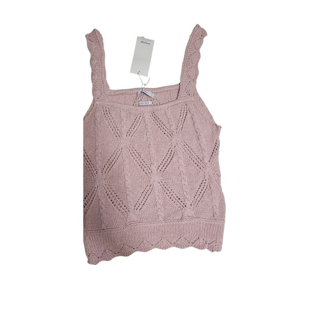 Reserved knit tank